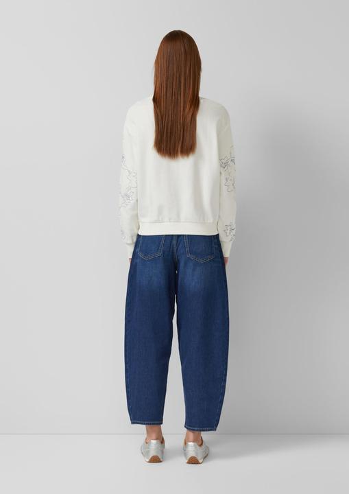 Produktbild s.Oliver Sweatshirt Sweatshirt mit Stickerei (46)