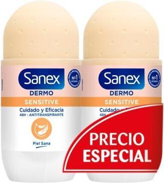 Produktbild Sanex Ph Balance Dermo Sensitive Deodorant Roll On Duplo 2x50ml (Roll-on, 100 ml)
