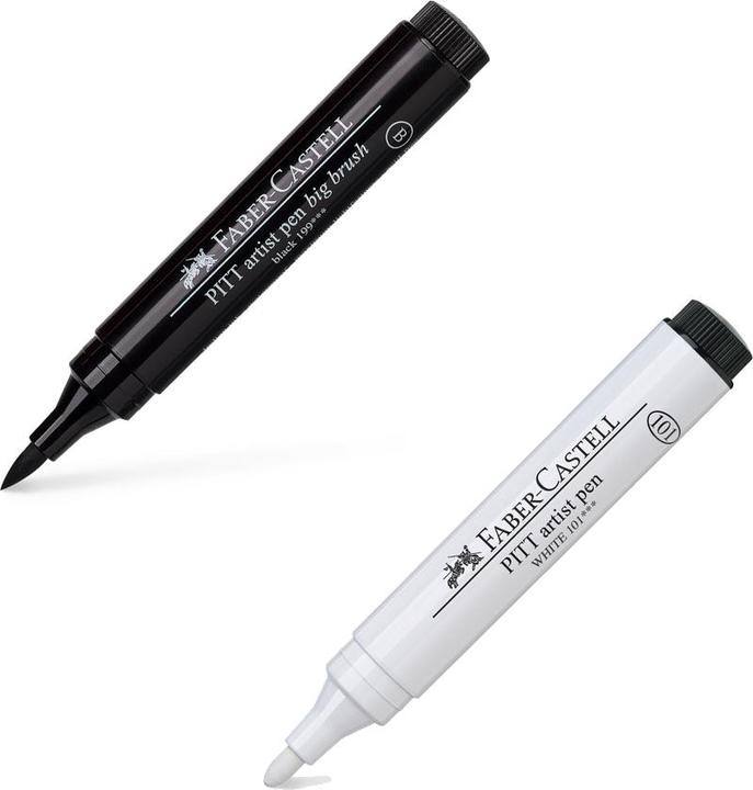 Immagine prodotto Faber-Castell PITT Artist Pen Big Brush Set di 2 (2 x)