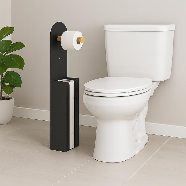 Actual product image Relaxdays Toilettenpapierhalter freistehend