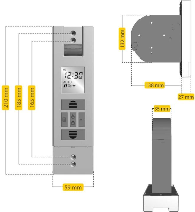 Productafbeelding Schellenberg 22727 RD65 PLUS Elektrische bandoproller 23mm Trekkracht (max.) 45kg Installatie