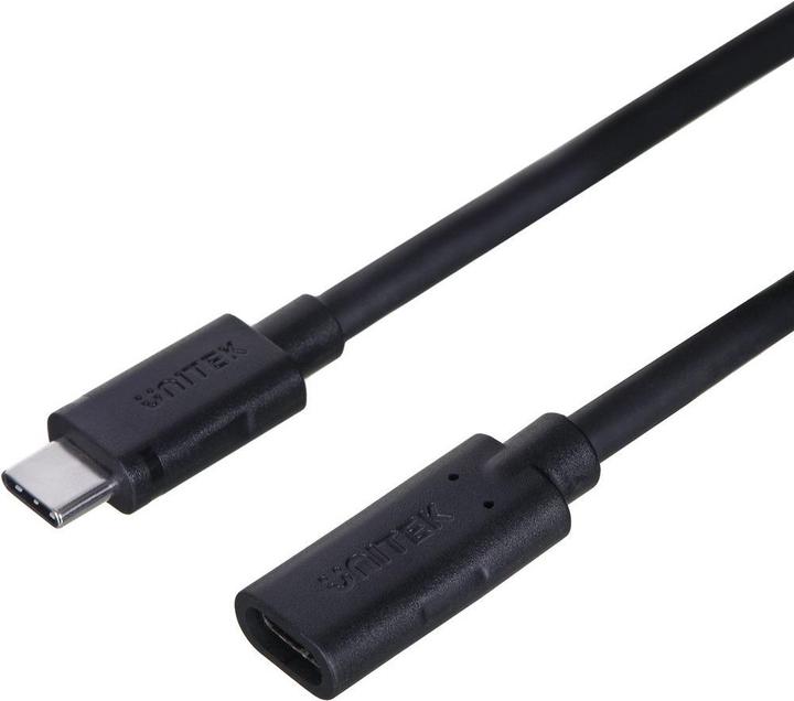 Produktbild Unitek USB USB-C - USB-C cable, 1 m black (C14086BK-1M) (1 m, USB 3.2 Gen 2, 100 W)