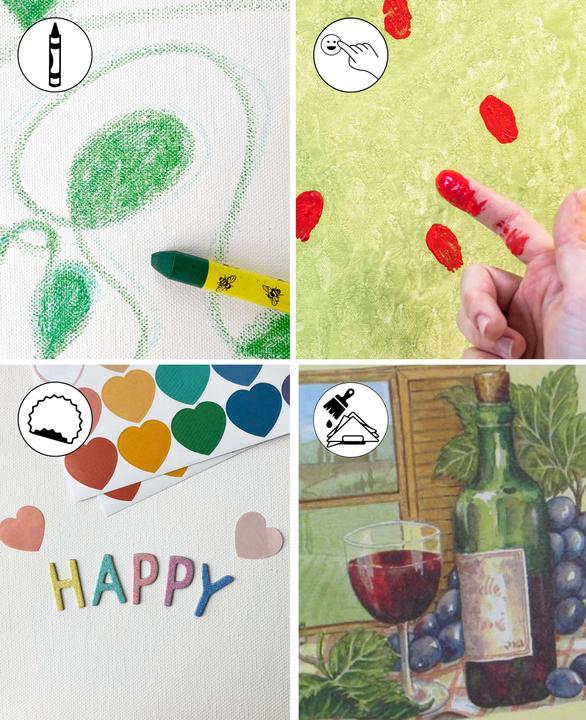 Immagine prodotto I Am Creative Tela, 20 x 25 cm, puro cotone (20 x 25 cm)