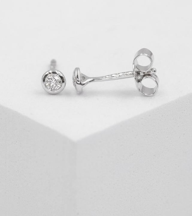 Image du produit Muau Boucles d'oreilles (Or blanc 750)