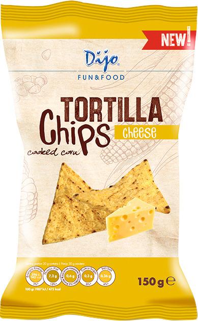 Image du produit Dijo DI Tortilla Chips au fromage 150g (150 g)