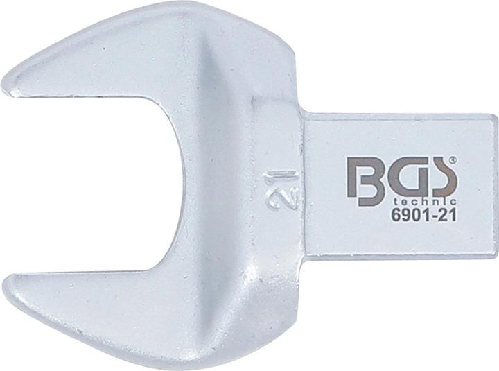Actual product image BGS Open-End Push Fit Spanner 21 mm Square Size 14 x 18 mm (21 mm)
