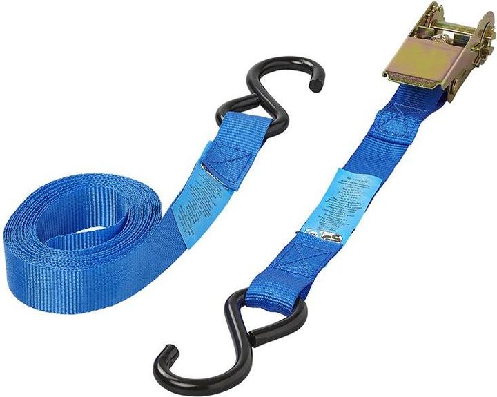 Produktbild ProPlus Spanngurt blau mit Ratsche 5 Meter