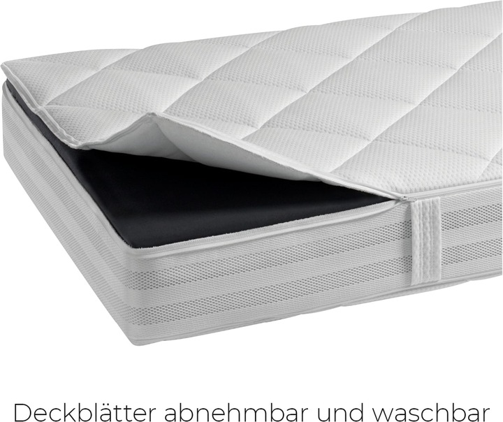 Immagine prodotto Sleepwell24 Zurigo lusso per chi soffre di allergie (80 x 220 cm, Nucleo di schiuma)