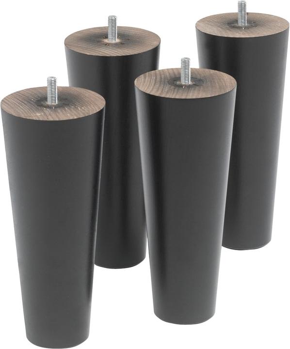 Actual product image Sleepwell24 Solid wood feet 20 cm, 4 pcs, M8