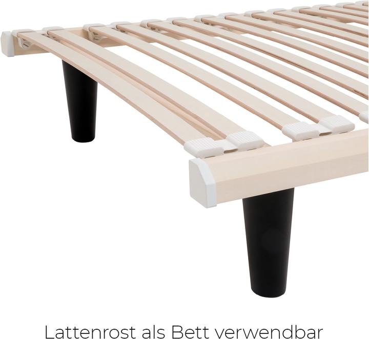Actual product image Sleepwell24 Solid wood feet 20 cm, 4 pcs, M8