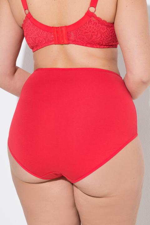 Produktbild Ulla Popken Maxislips, 5er-Pack, Punkte/rot/schwarz (44, 5er Pack)