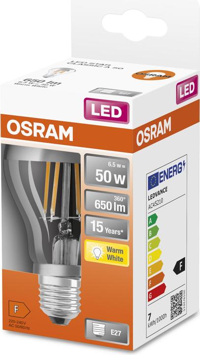 Actual product image Osram Star Classic A (E27, 650 lm, 1x)
