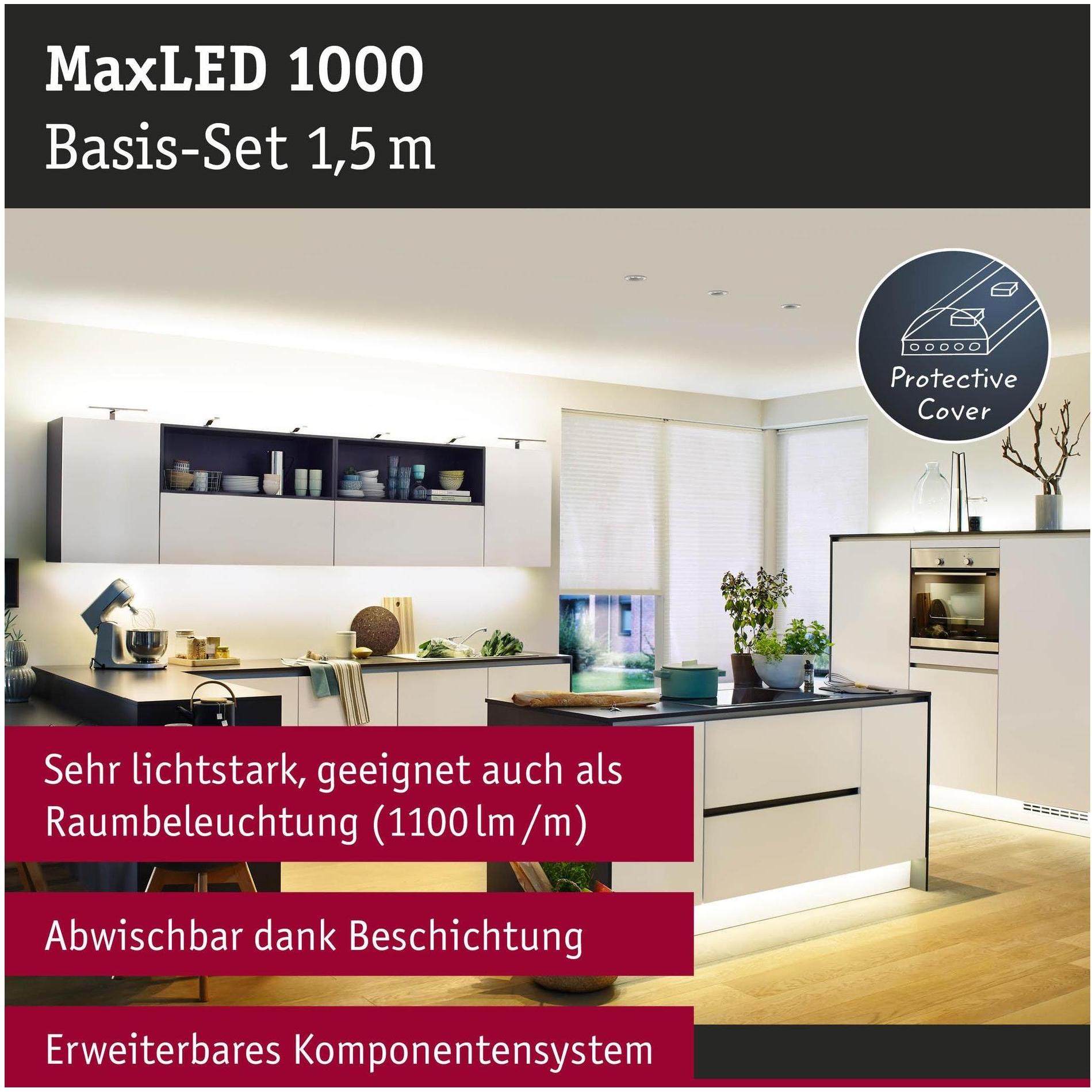 Thumbnail - Paulmann, LED Streifen, MaxLED 1000 Stripe Set (Warmweiss, 150 cm, Indoor)