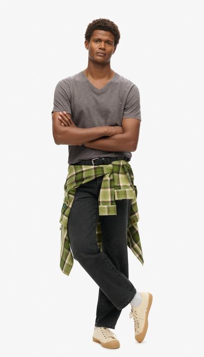 Produktbild Superdry T-Shirt aus Flammgarn mit V-Ausschnitt (M)