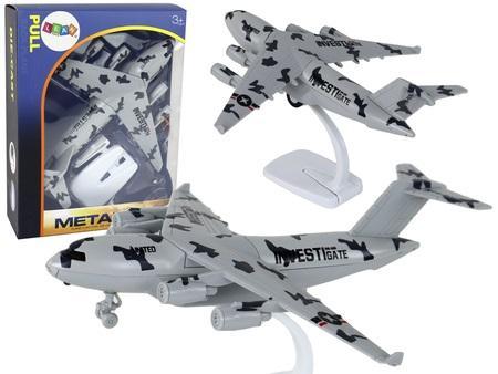 Immagine prodotto Lean Toys Moro United Militärflugzeugfigur HW-605 grau