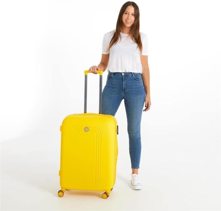 Actual product image Movom Rigid ABS Suitcase Set with Multidirectional Wheels and Combination Lock