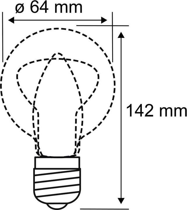 Image du produit Paulmann Piston ST64 Inner Glow (E27, 3.50 W, 80 lm, 1 x)
