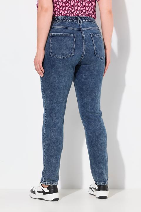 Image du produit Ulla Popken Jean Sarah en jersey, jambe étroite et taille confortable (48)