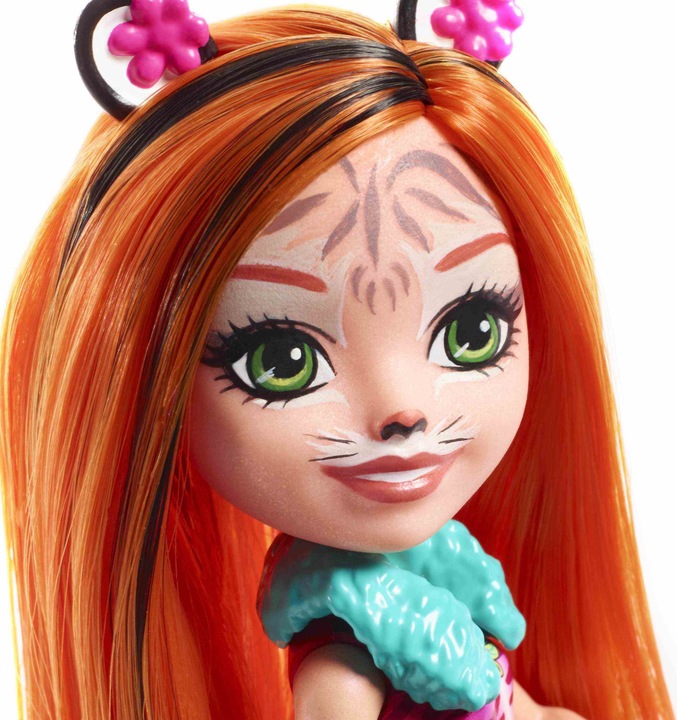 Actual product image Enchantimals Tanzie Tiger Doll & Tuft Figure