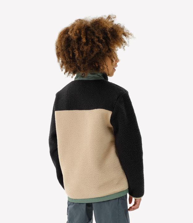 Actual product image Quechua Kids fleece jacket size 122-170 Sherpa warm hiking - NH500 TW (140)