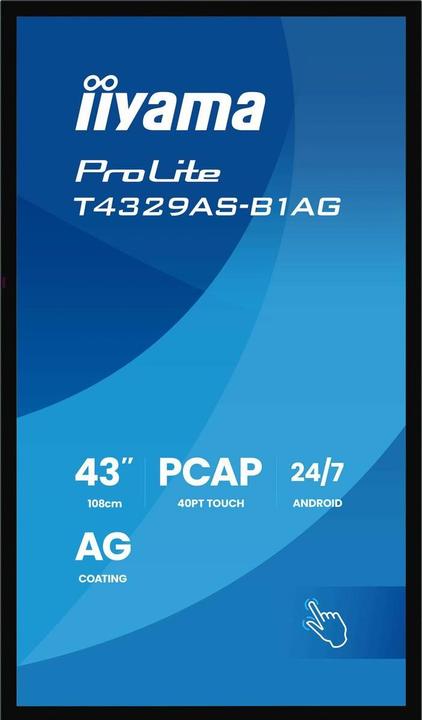 Actual product image iiyama LFD ProLite T4329AS-B1AG (3840 x 2160 Pixels, 42.50")