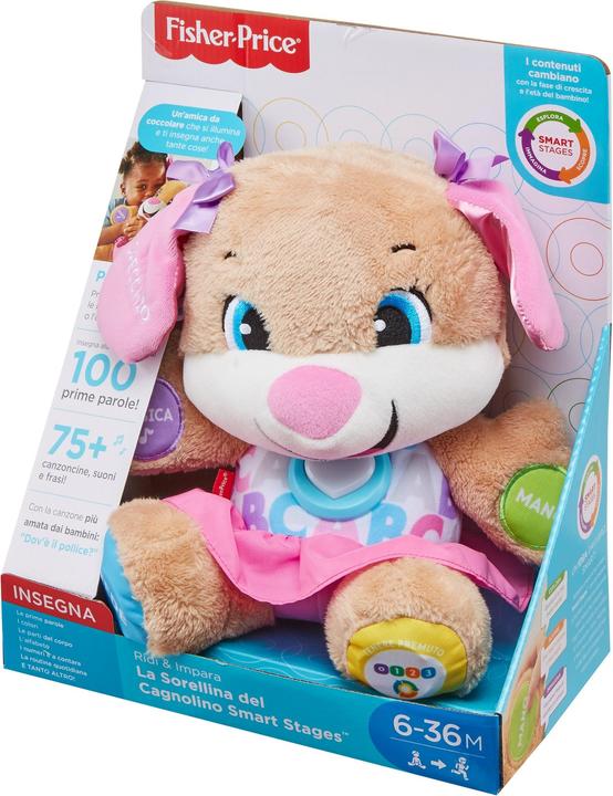 Immagine prodotto Fisher-Price La Sorellina Smart Stages Ridi & Impara (33.02 cm)