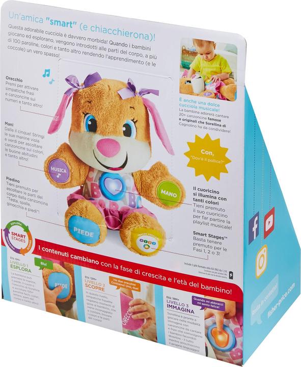 Immagine prodotto Fisher-Price La Sorellina Smart Stages Ridi & Impara (33.02 cm)
