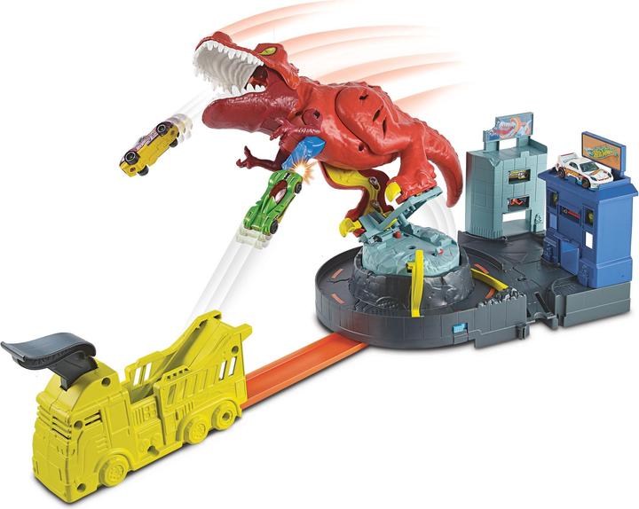 Actual product image Hot Wheels T-Rex Rampage Play Set