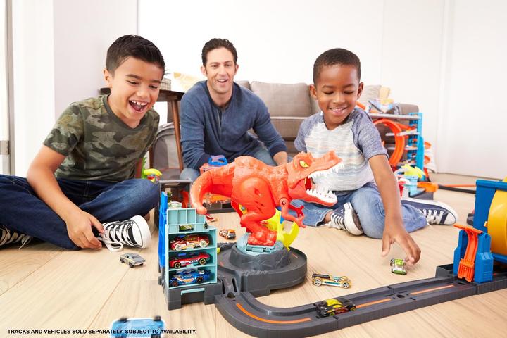 Actual product image Hot Wheels T-Rex Rampage Play Set