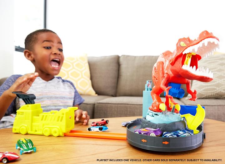 Actual product image Hot Wheels T-Rex Rampage Play Set