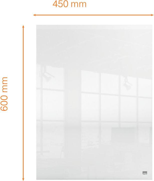 Productafbeelding Nobo Acryl notitiebord 45 cm x 60 cm, Transparant (45 x 60 cm)