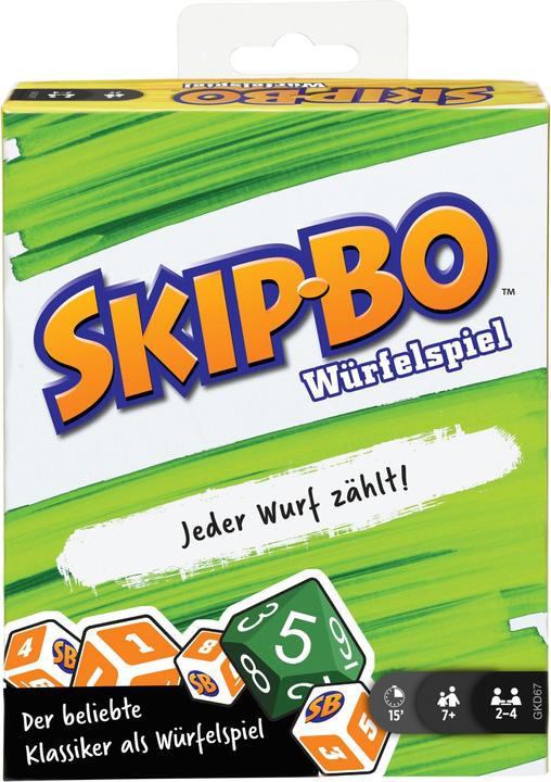 Produktbild Mattel Games Skip-Bo Würfelspiel (sprachneutral) (Deutsch)