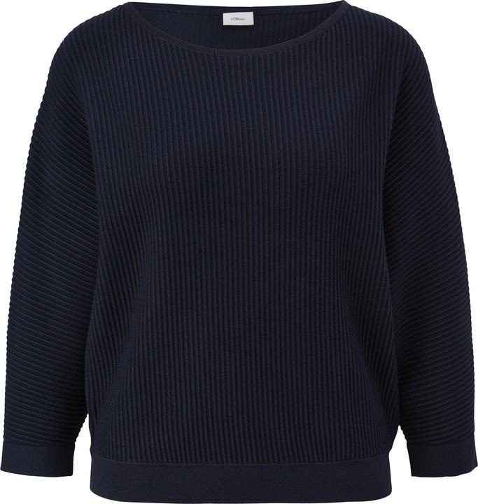 Actual product image s.Oliver Strickpullover Strickpullover mit U-Boot-Ausschnitt (M)