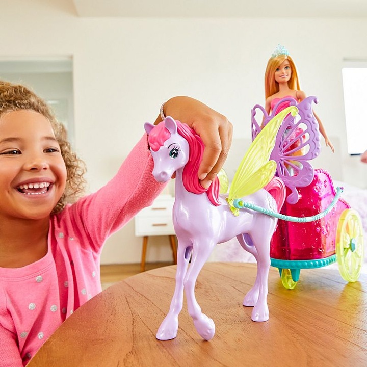 Image du produit Barbie calèche 2 en 1 - Poupée Mannequin - 3 ans et +