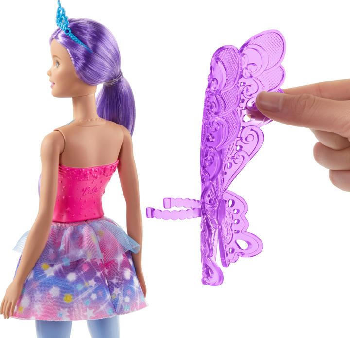 Produktbild Barbie Dreamtopia Fee mit lila Haaren