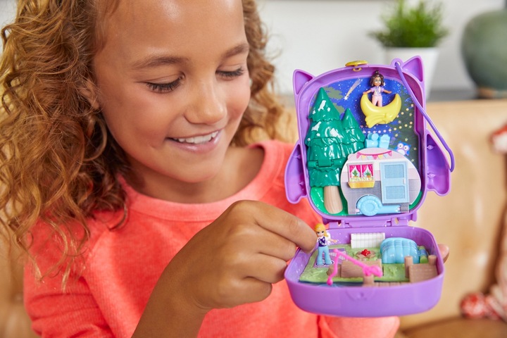 Produktbild Polly Pocket Grosse Taschenwelt - Polly & Shani Owl Camp