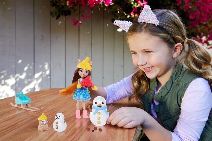 Produktbild Enchantimals Pop - Eichhörnchen Schneemann
