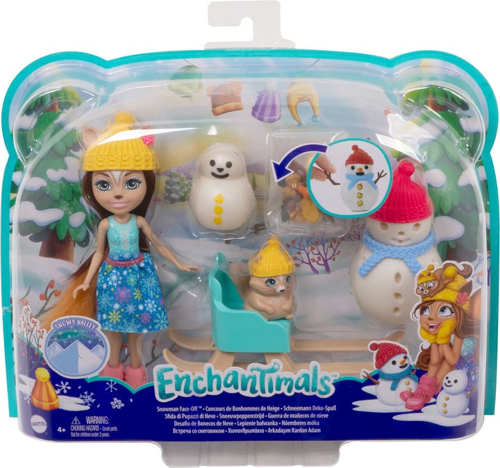 Image du produit Enchantimals Pop - Écureuil Bonhomme de neige