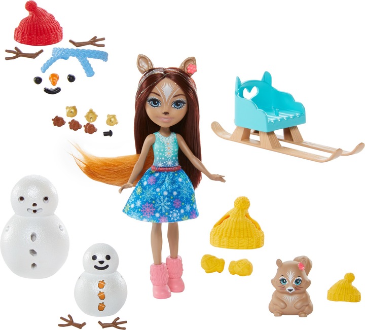 Image du produit Enchantimals Pop - Écureuil Bonhomme de neige