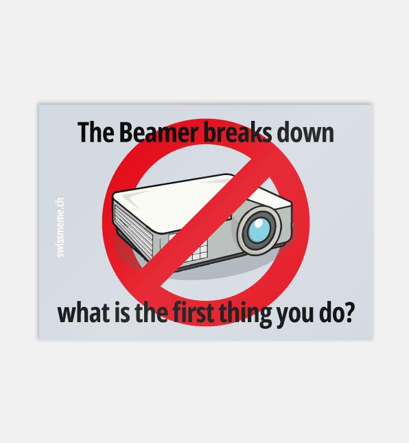 Immagine prodotto SwissMeme Il proiettore si rompe