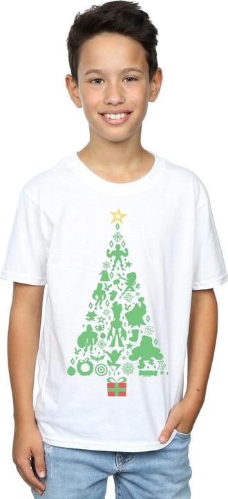 Actual product image Boys Avengers Christmas Tree T-Shirt (116)