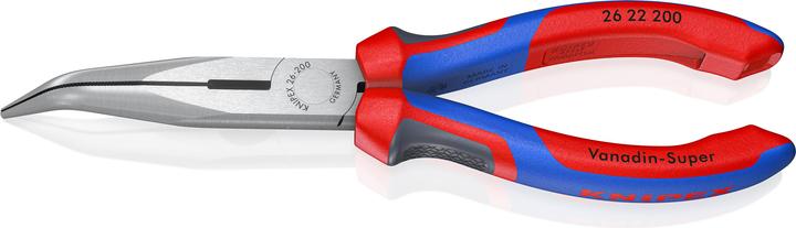 Knipex Flachrundzange mit Schneide (200 mm)