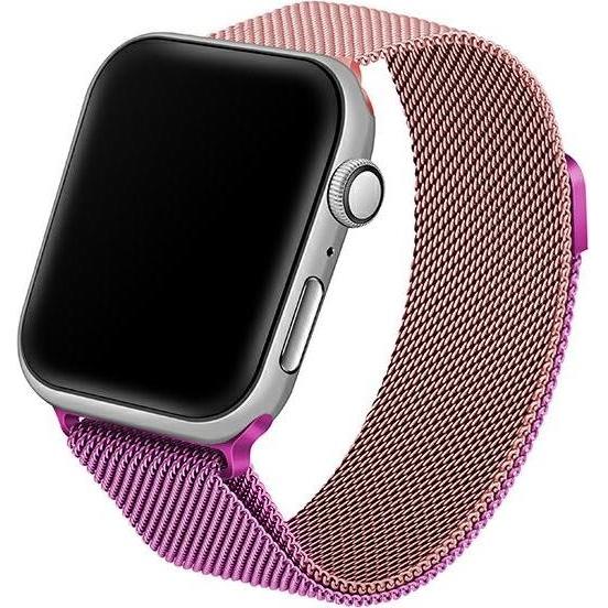 Beline pasek Apple Watch Steel 42/44/45/49mm różowo-fioletowy pink/purple (42 mm, 44 mm, 45 mm, 49 mm, Silikon), Uhrenar...