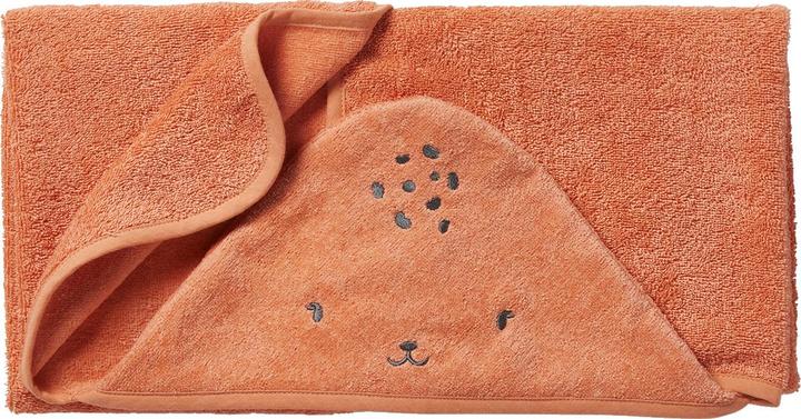 Image du produit Vertbaudet Serviette de bain bébé & enfant à capuche en coton recyclé