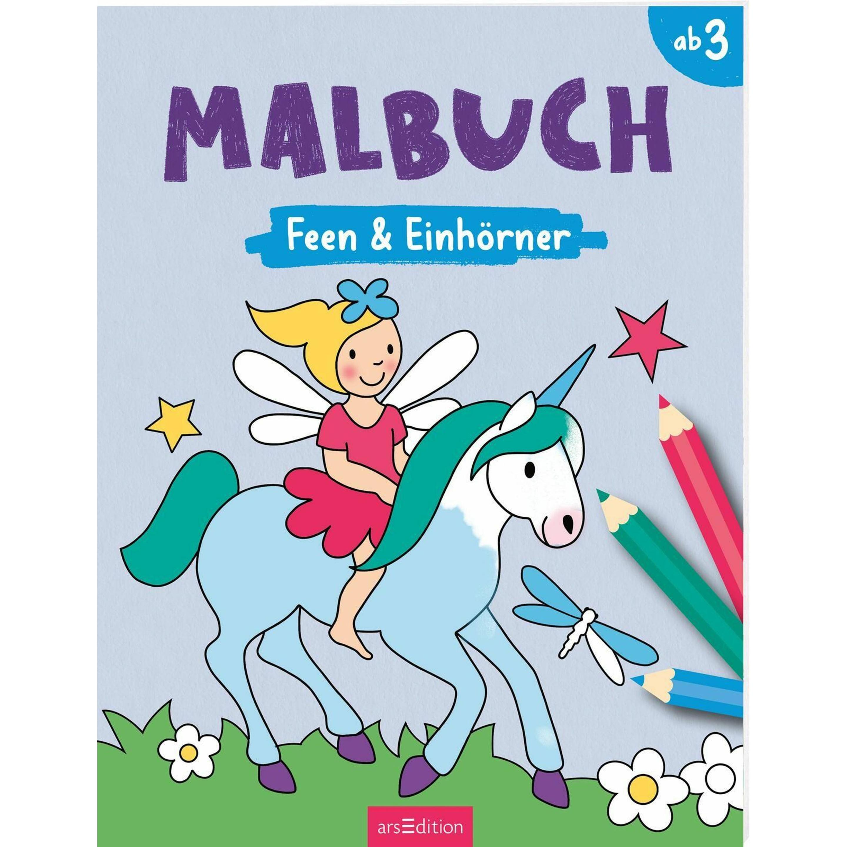 Ars Edition Malbuch Feen & Einhörner