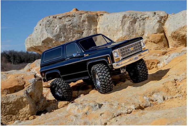 Produktbild Traxxas TRX-4 79 Chevy Blazer schwarz 1/10 Crawler RTR Brushed, Clipless, ohne Akku und Ladegerät (RTR Ready-to-Run)