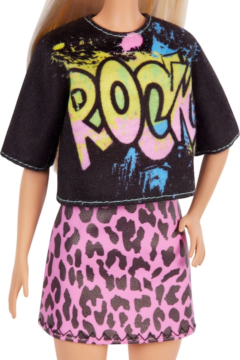 Produktbild Barbie Fashionistas Puppe im rockigen T-Shirt