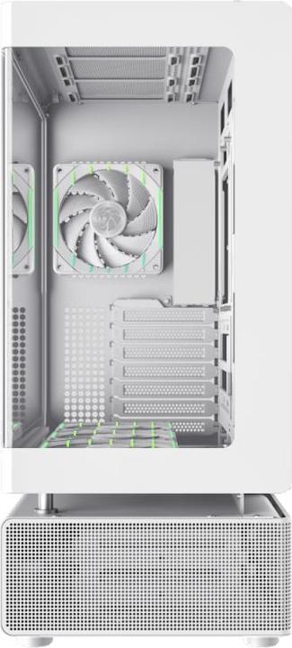 Actual product image GameMax Boitier Moyen Tour ATX N90 ARGB avec panneaux vitrés (Blanc) (ATX, ITX, Mini-ATX)