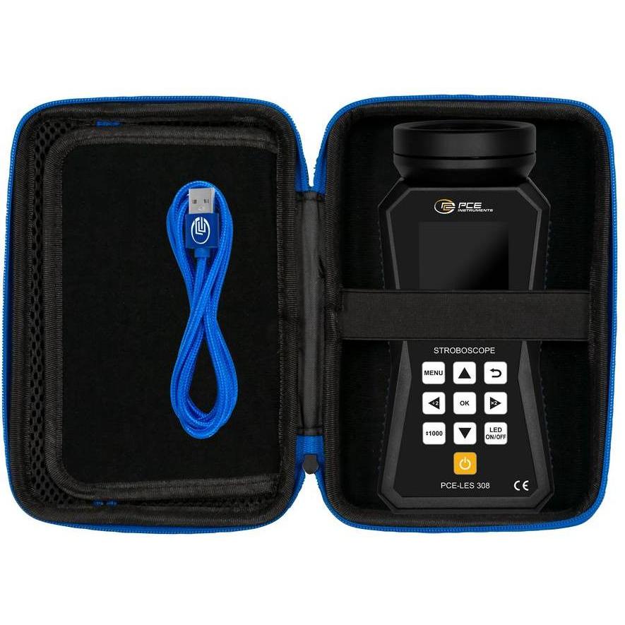 PCE Instruments PCE-LES 308 LED-Stroboskop Anzahl LEDs (Details):8 St. Weiss (LED), Faro, Bianco