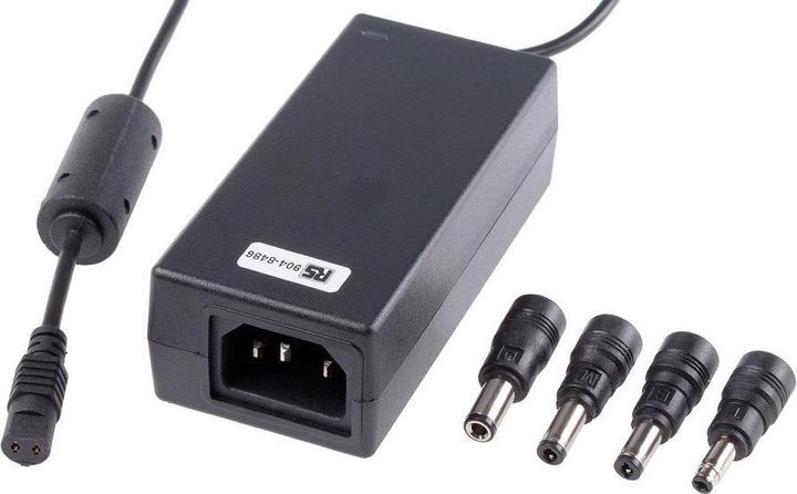 Actual product image RS PRO Plug-in power supply, 85 264V ac, 12V dc / 3A, C14 connection